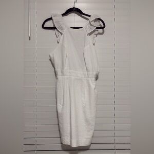 Lauren James Seersucker Ruffle Dress